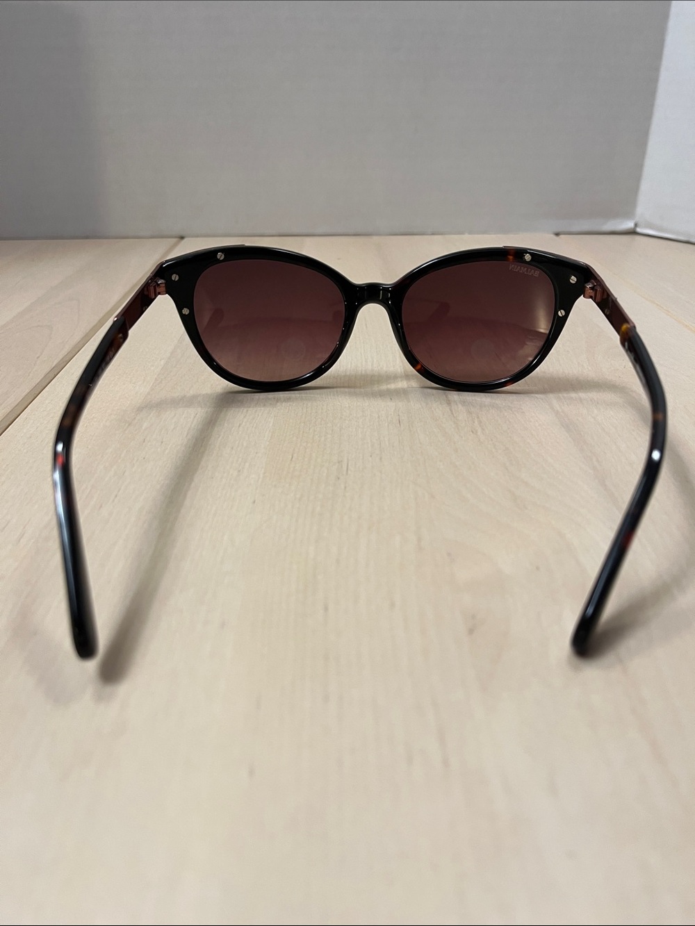 Balmain Dark Tortoise Shell w/ Copper Trim BL2072B Women’s Cat Eye Sunglasses - Picture 4 of 16